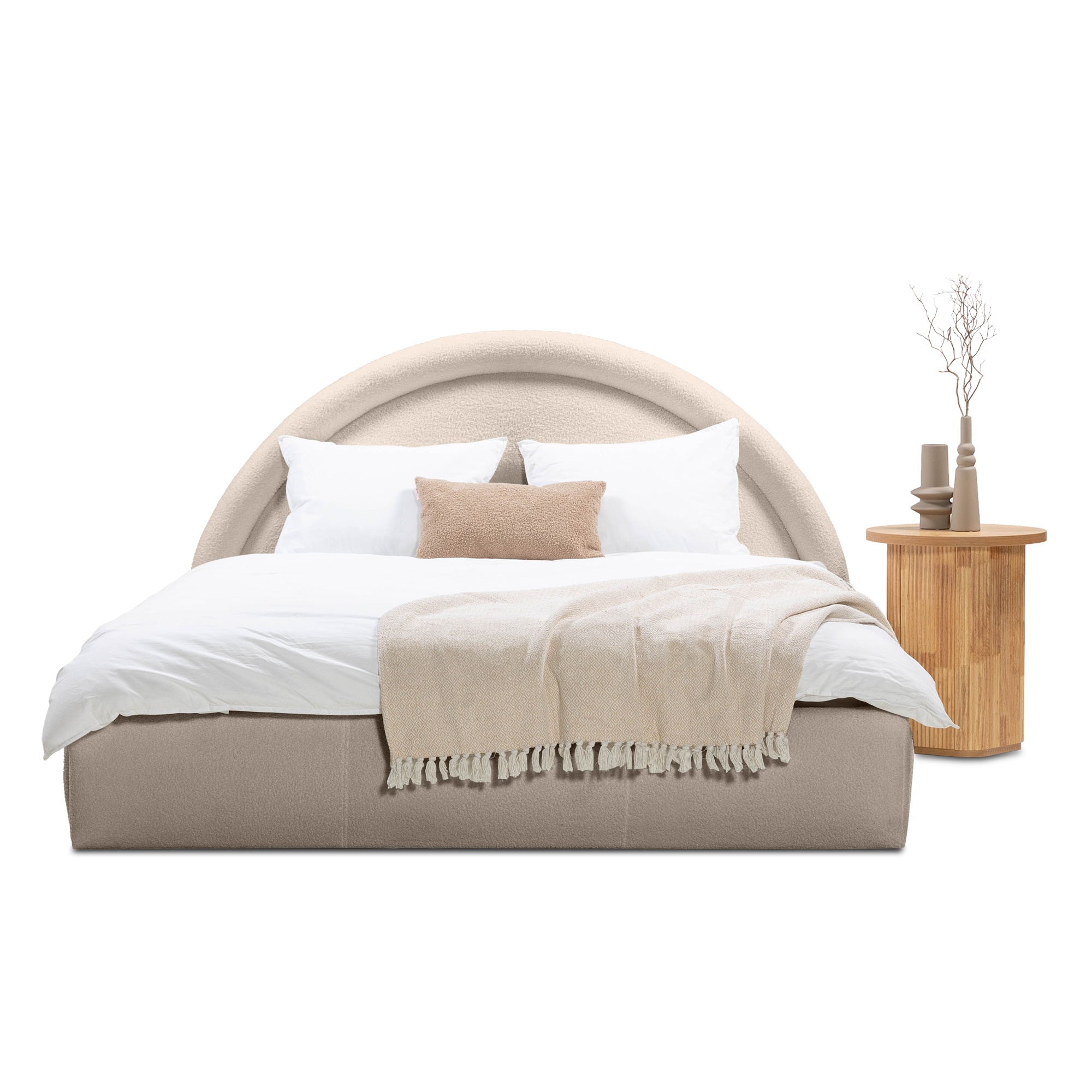 Miegamojo lova Redondo 160x200 1 Miegamojo lova Redondo 160x200, Lima Design, limts, Individualiai gaminamas baldas,