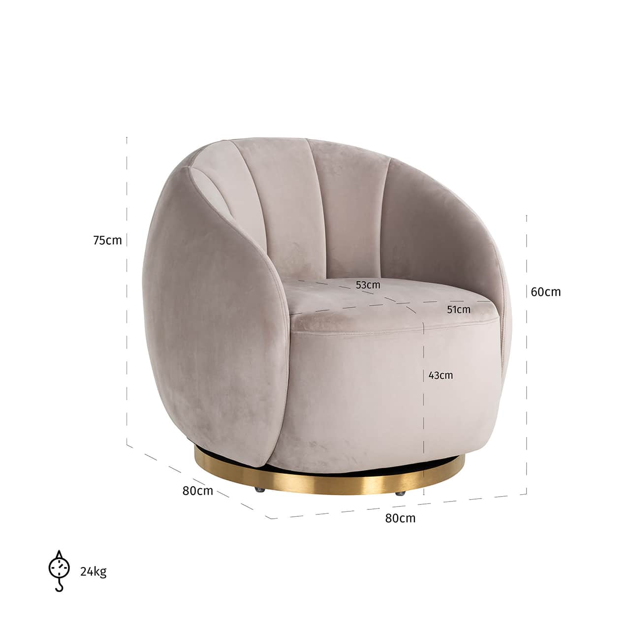 Fotelis Jago su pasukimo funkcija 5 Fotelis Jago su pasukimo funkcija, Lima Design, Svetainės baldai, Richmond interiors,