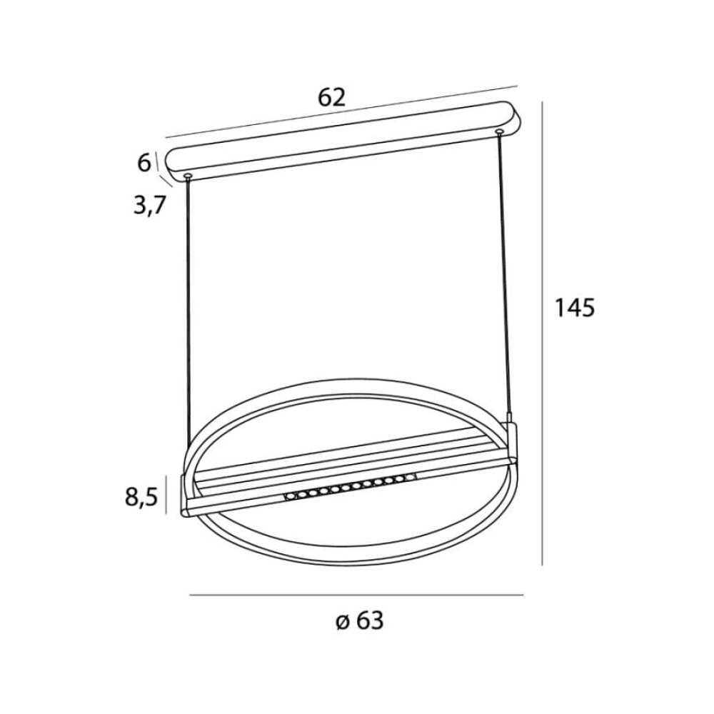 P0552 SINGAPUR ROUND PAKABINAMAS ŠVIESTUVAS, Lima Design, Šviestuvai, Greitas pristatymas,