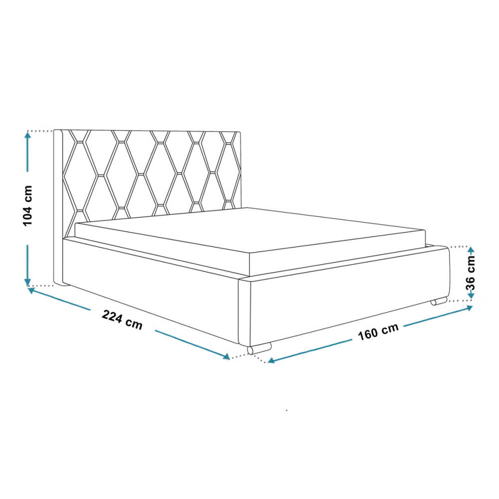 Miegamojo lova Bond, Lima Design, liminte, Individualiai gaminamas baldas, Miegamojo lova