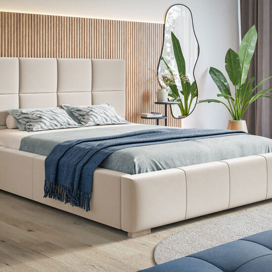 Miegamojo lova Viena, Lima Design, liminte, Individualiai gaminamas baldas, Miegamojo lova