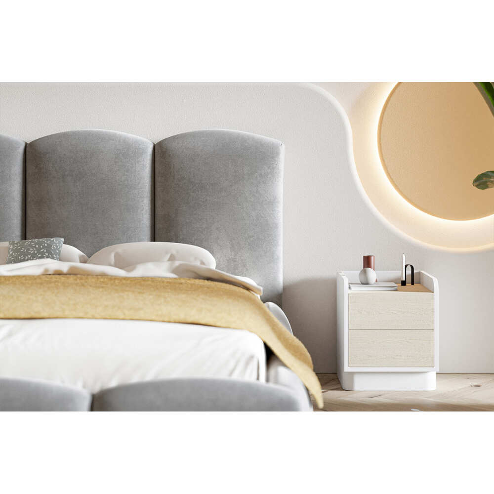 Miegamojo lova Nuka, Lima Design, liminte, Individualiai gaminamas baldas, Miegamojo lova