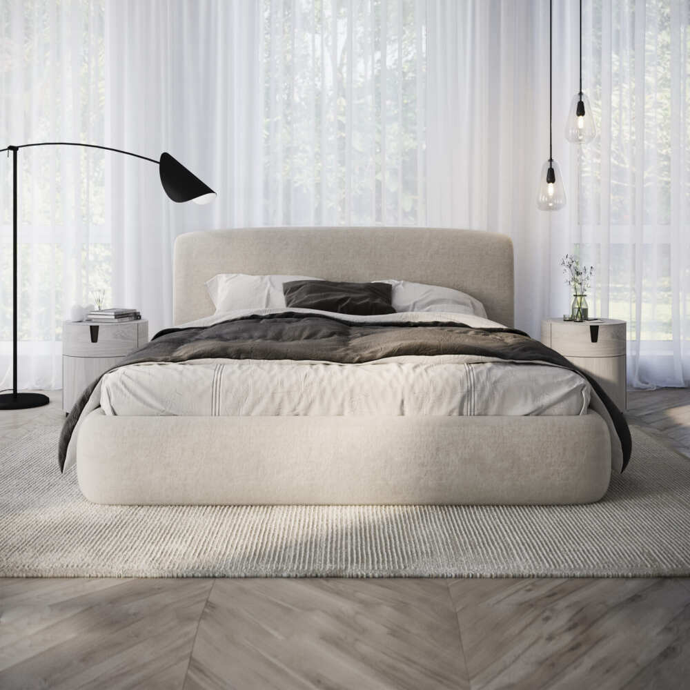 Miegamojo lova DIUN, Lima Design, Minkštieji baldai, comforteo, Miegamojo lova