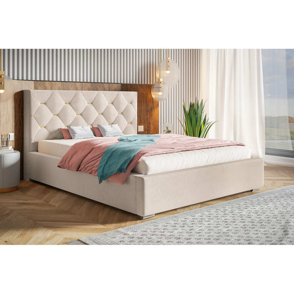 Miegamojo lova Nova, Lima Design, liminte, Individualiai gaminamas baldas, Miegamojo lova