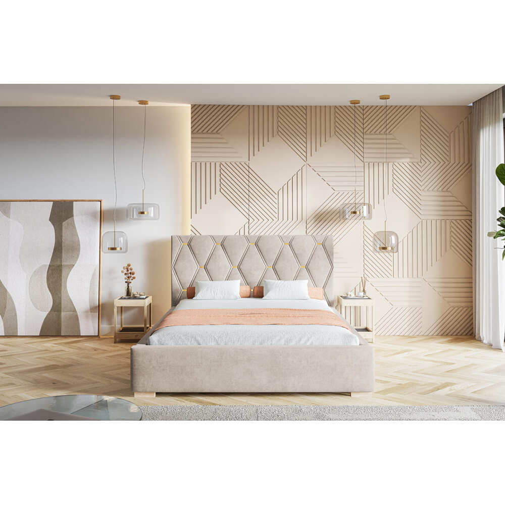 Miegamojo lova Bond, Lima Design, liminte, Individualiai gaminamas baldas, Miegamojo lova