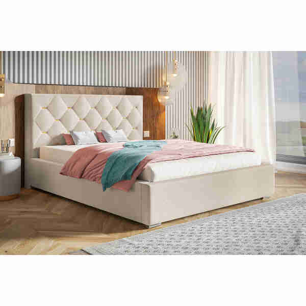 Miegamojo lova Nova, Lima Design, liminte, Individualiai gaminamas baldas, Miegamojo lova