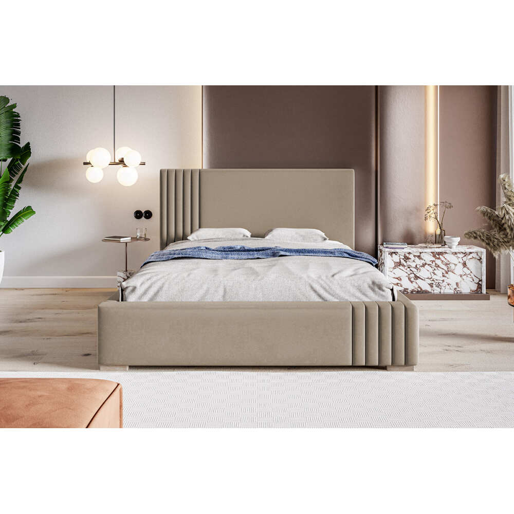 Miegamojo lova Megan, Lima Design, liminte, Individualiai gaminamas baldas, Miegamojo lova