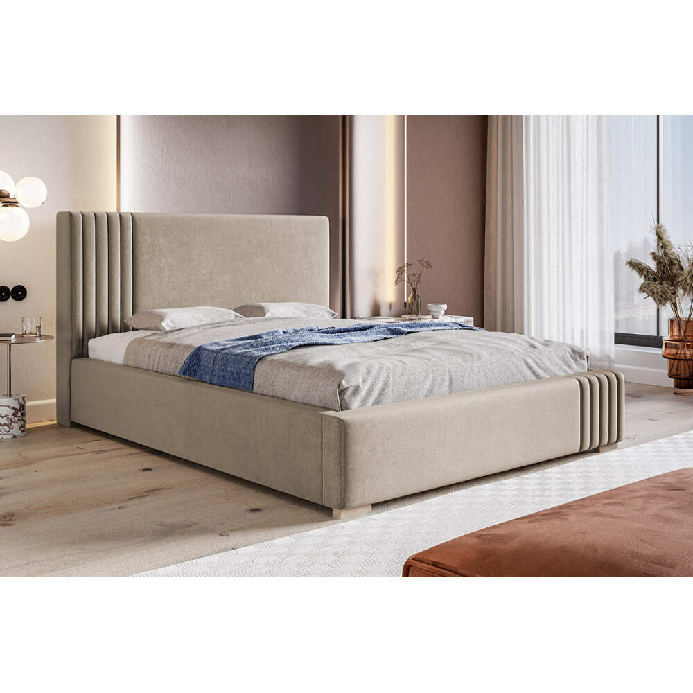 Miegamojo lova Megan, Lima Design, liminte, Individualiai gaminamas baldas, Miegamojo lova