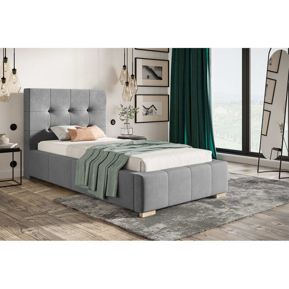 Miegamojo lova Praha 90x200, Lima Design, liminte, Individualiai gaminamas baldas, Miegamojo lova