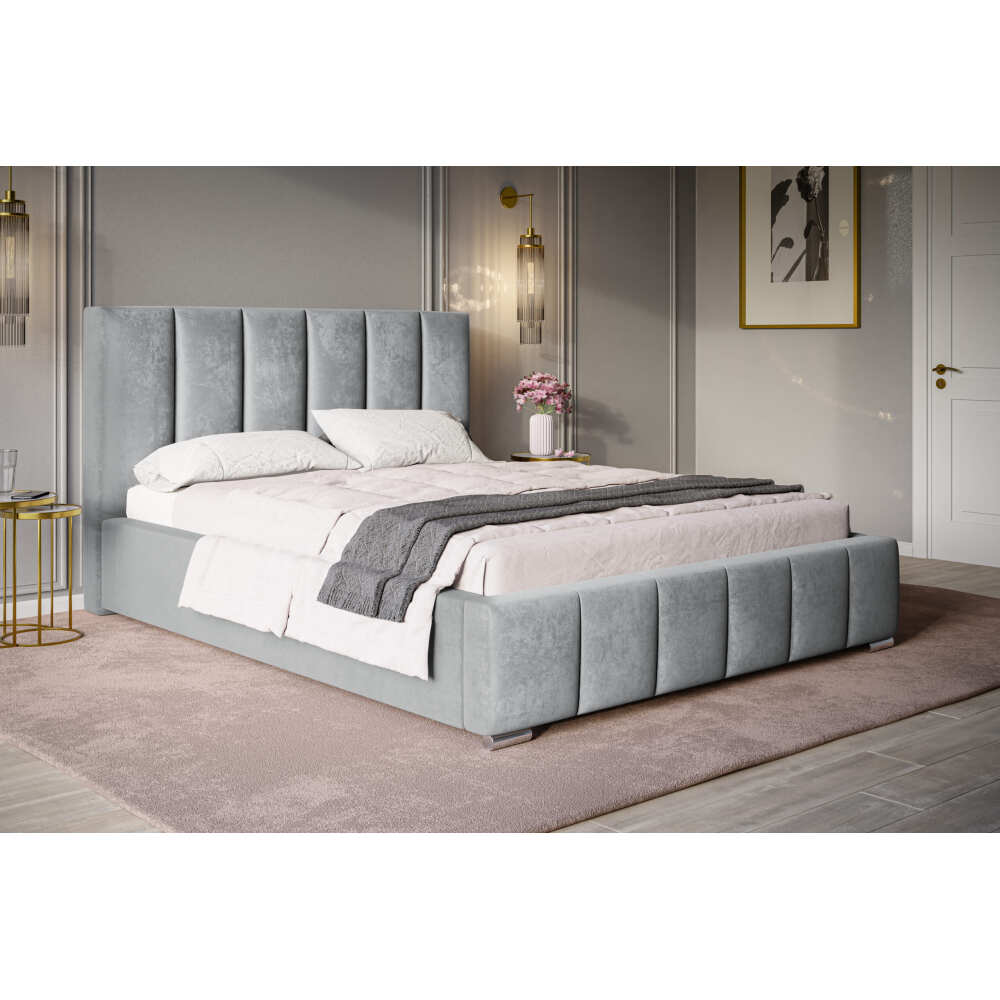 Miegamojo lova Berlin, Lima Design, Minkštieji baldai, Individualiai gaminamas baldas, Miegamojo lova