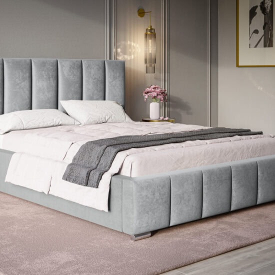 Miegamojo lova Berlin, Lima Design, Minkštieji baldai, Individualiai gaminamas baldas, Miegamojo lova