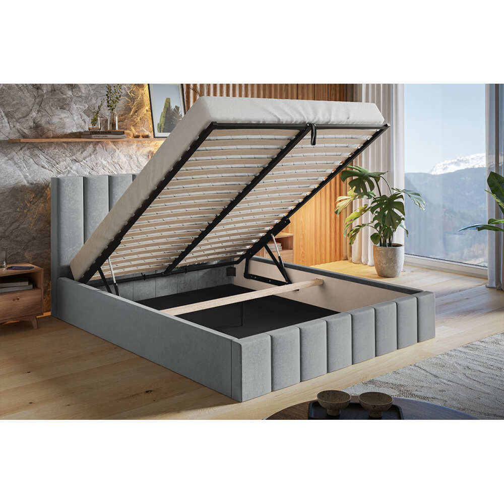 Miegamojo lova NIKA SLIM, Lima Design, liminte, Individualiai gaminamas baldas, Miegamojo lova