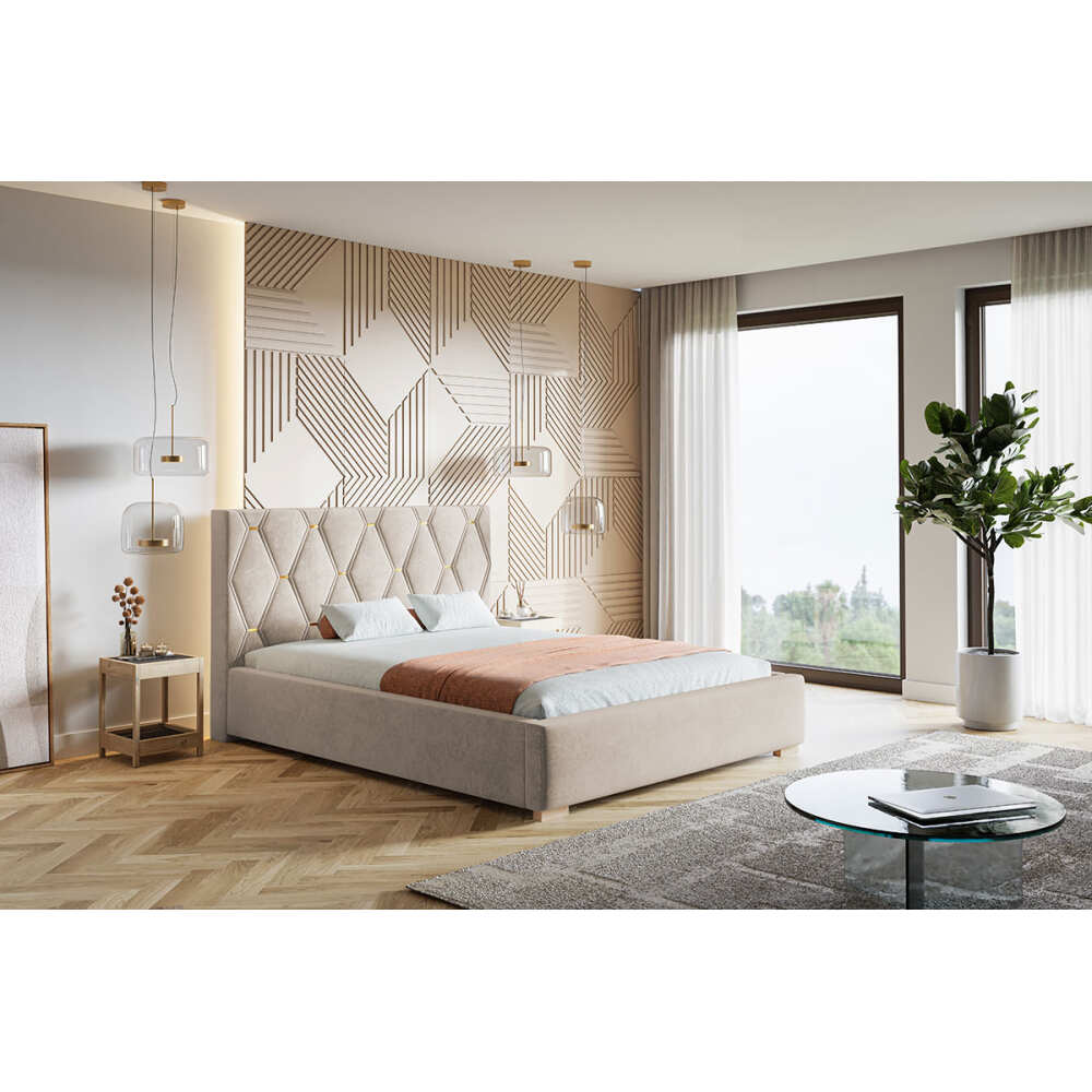 Miegamojo lova Bond, Lima Design, liminte, Individualiai gaminamas baldas, Miegamojo lova