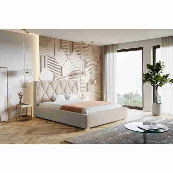 Miegamojo lova Bond, Lima Design, liminte, Individualiai gaminamas baldas, Miegamojo lova