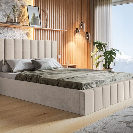 Miegamojo lova NIKA SLIM, Lima Design, liminte, Individualiai gaminamas baldas, Miegamojo lova