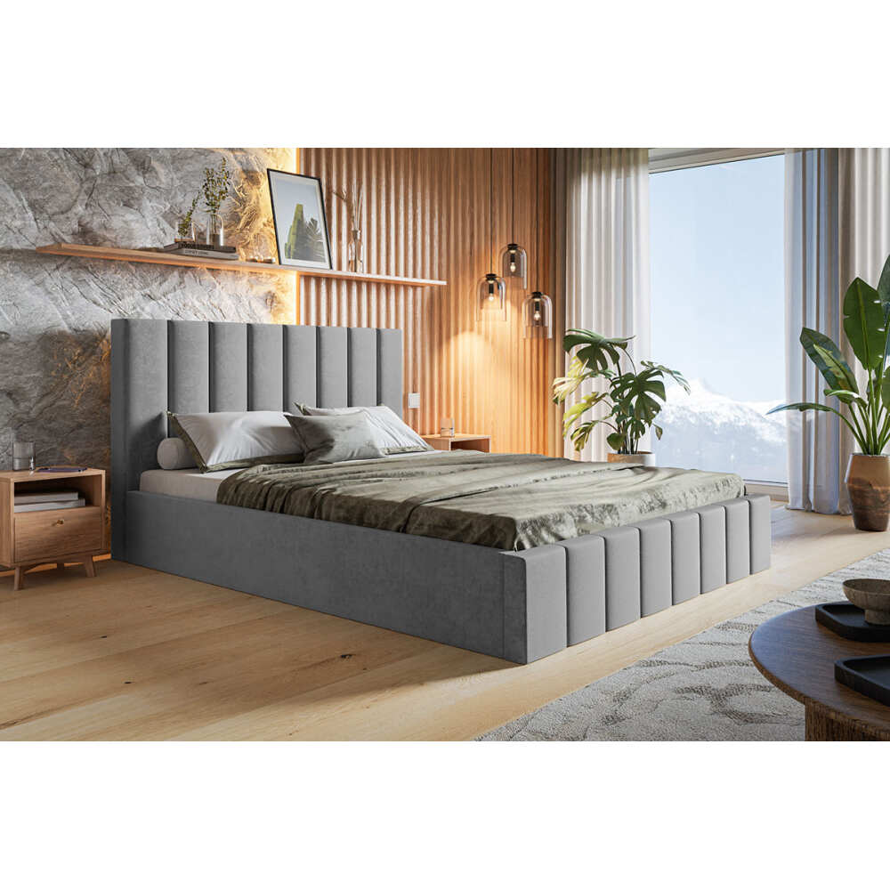 Miegamojo lova NIKA SLIM, Lima Design, liminte, Individualiai gaminamas baldas, Miegamojo lova