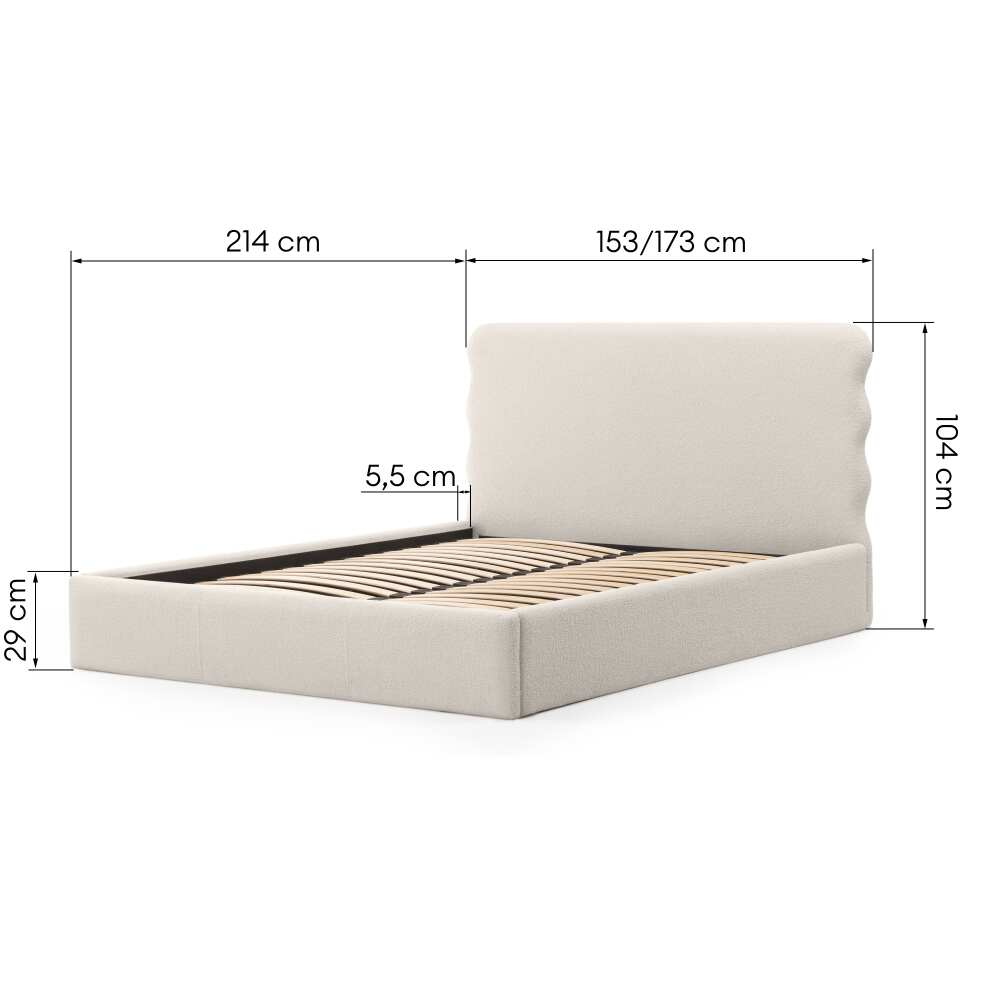 Miegamojo lova Bolge 160x200, Lima Design, limts, Individualiai gaminamas baldas, miegamojo lova