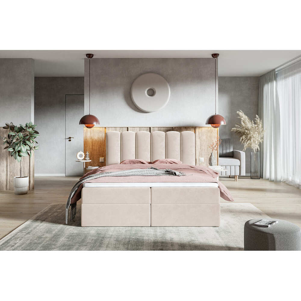 Miegamojo lova Dallas 2 konti, Lima Design, liminte, Individualiai gaminamas baldas, Miegamojo lova