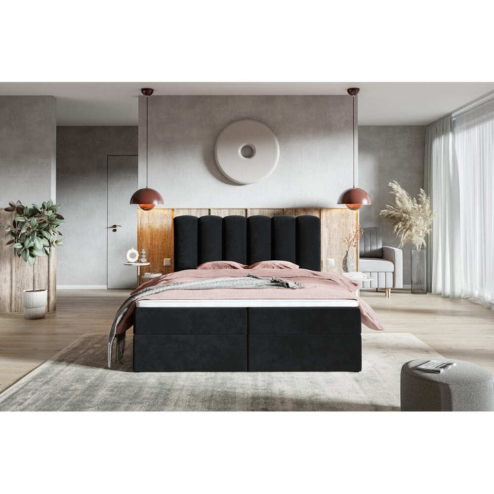 Miegamojo lova Dallas 2 konti, Lima Design, liminte, Individualiai gaminamas baldas, Miegamojo lova