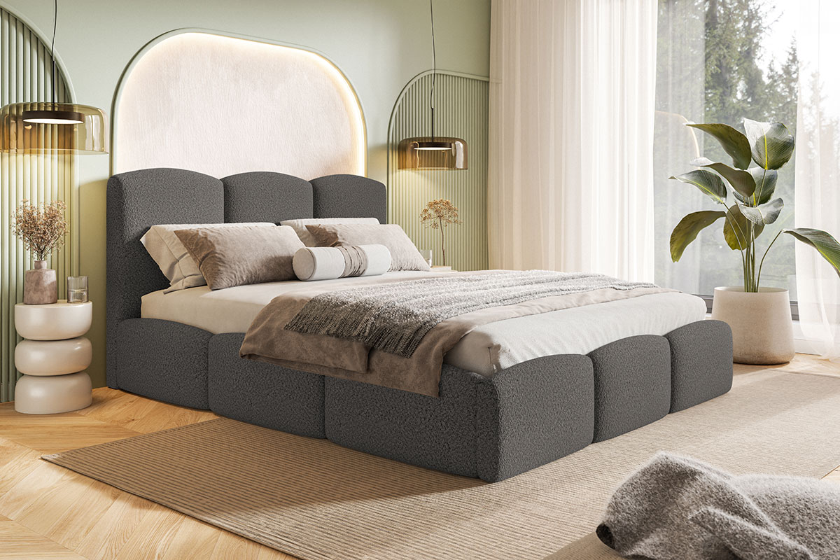 Miegamojo lova Nuka SLIM 2 Miegamojo lova Nuka SLIM, Lima Design, liminte, Individualiai gaminamas baldas, Miegamojo lova