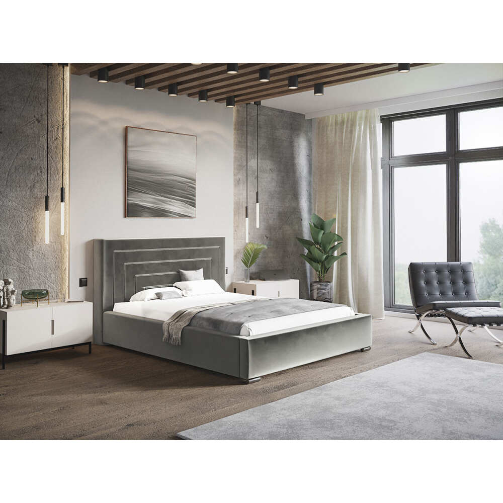 Miegamojo lova Quad, Lima Design, liminte, Individualiai gaminamas baldas, Miegamojo lova