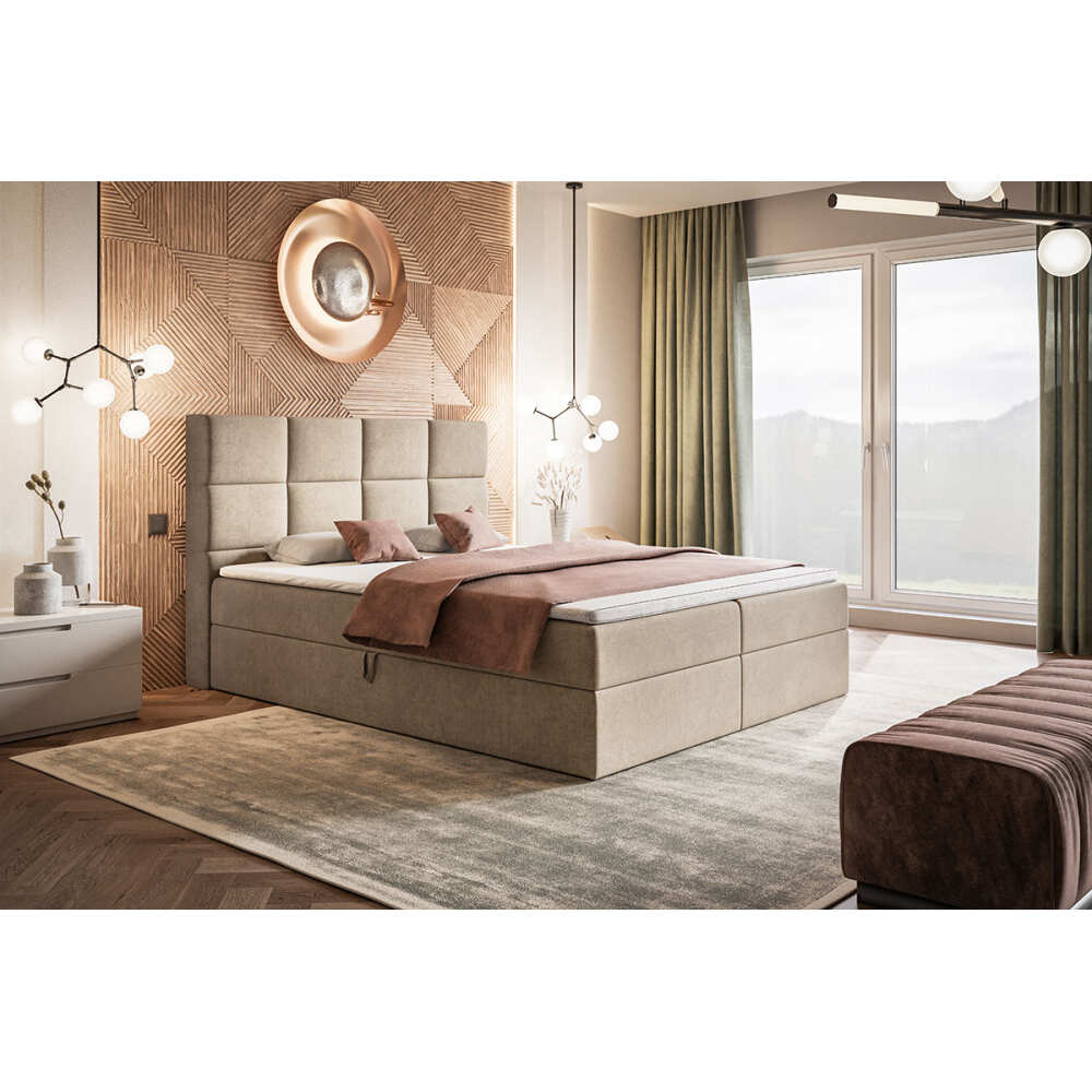 Miegamojo lova Viena konti, Lima Design, liminte, Individualiai gaminamas baldas, Miegamojo lova