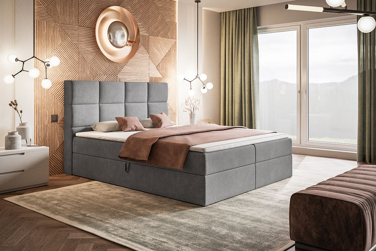 Miegamojo lova Viena konti 1 Miegamojo lova Viena konti, Lima Design, liminte, Individualiai gaminamas baldas, Miegamojo lova