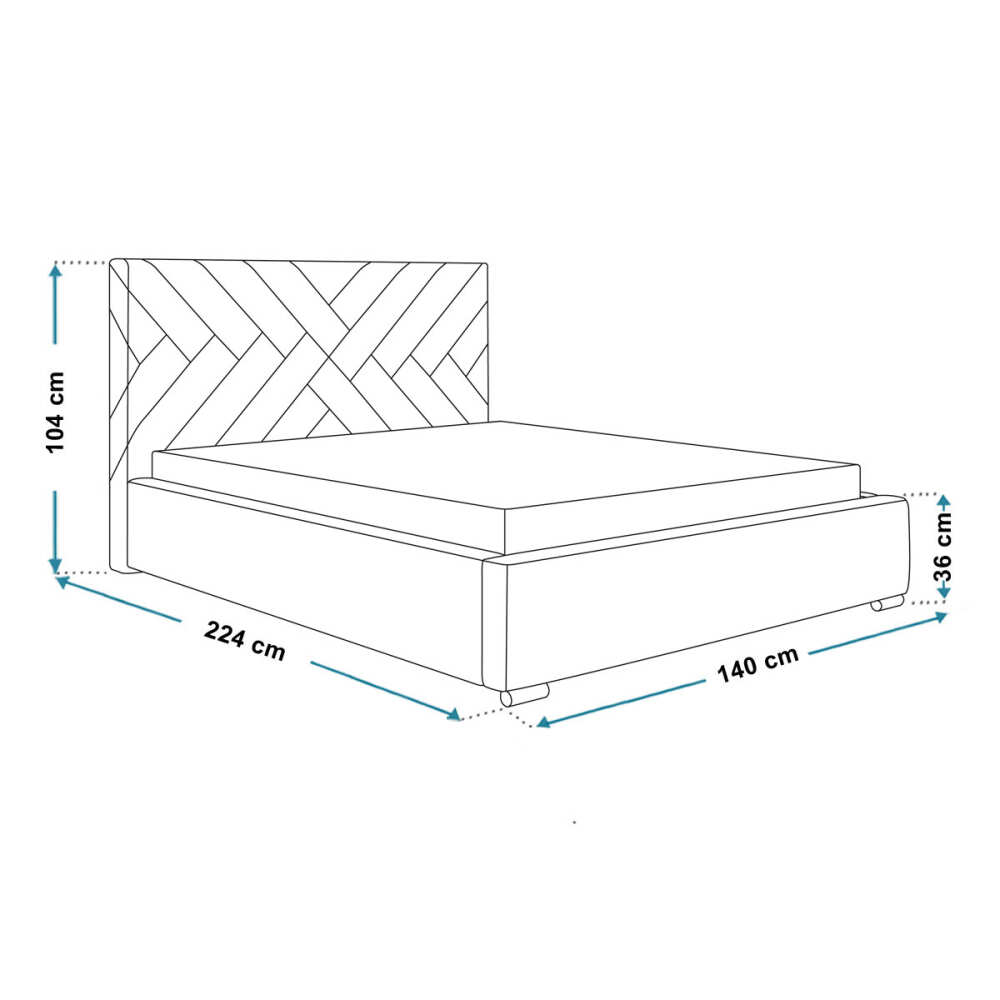 Miegamojo lova Vola, Lima Design, liminte, Individualiai gaminamas baldas, Miegamojo lova