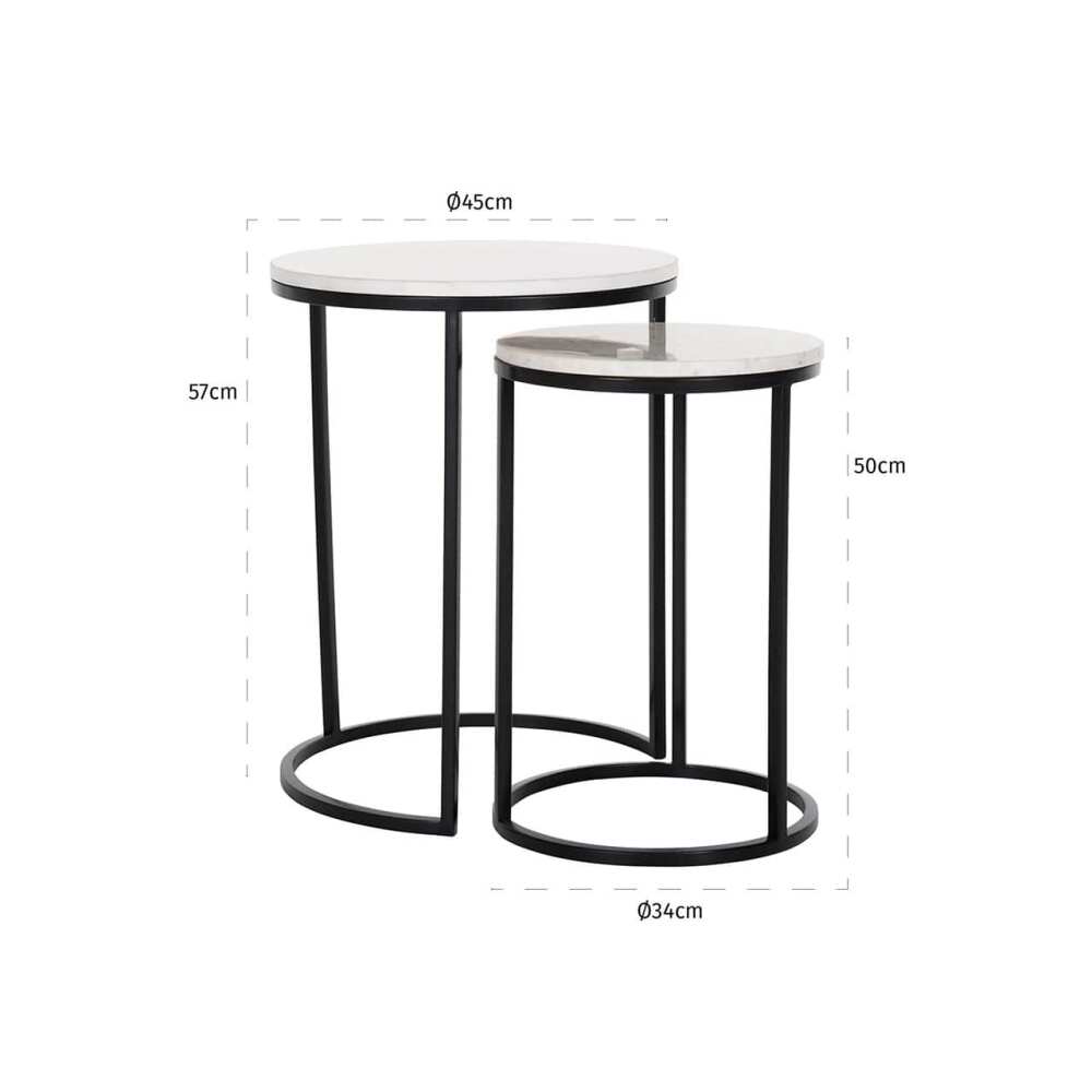 Kavos staliukas Lexington komplektas iš 2, Lima Design, Svetainės baldai, Richmond interiors,