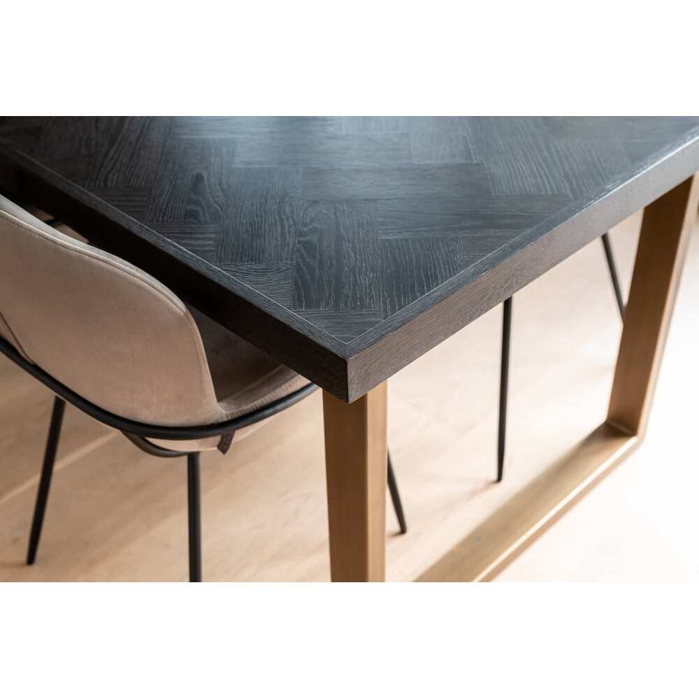 Valgomojo stalas Blackbone žalvaris 220, Lima Design, Richmond interiors, Richmond interiors,