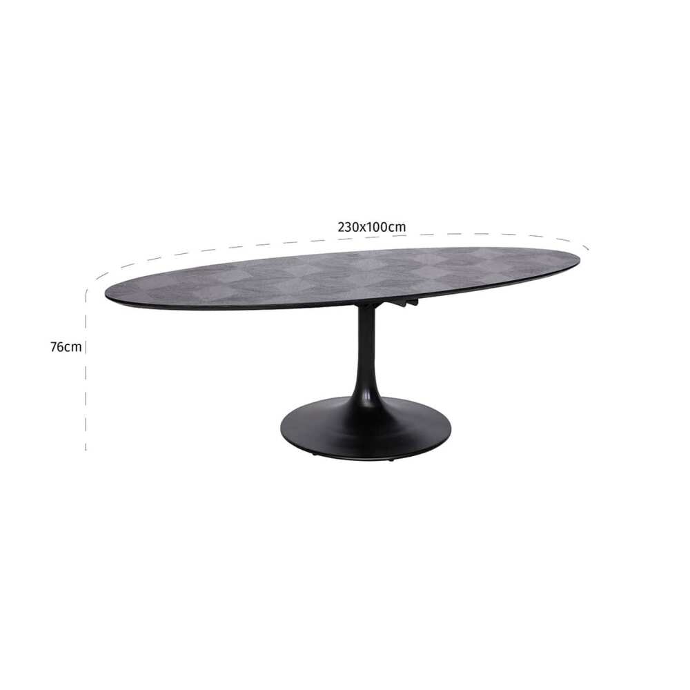 Valgomojo stalas Blax oval 230, Lima Design, Richmond interiors, Richmond interiors,