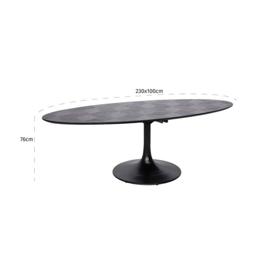 Valgomojo stalas Blax oval 230, Lima Design, Richmond interiors, Richmond interiors,