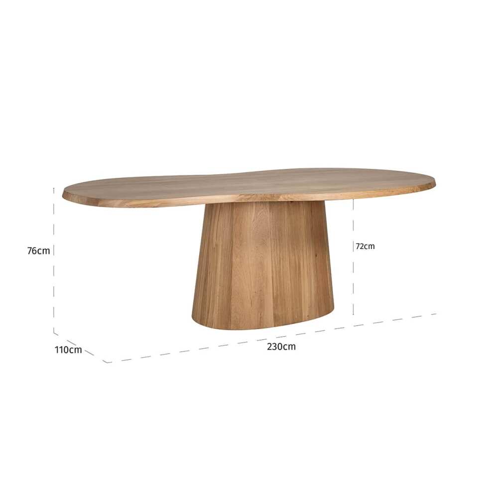 Valgomojo stalas Riva 230 (Natural oak), Lima Design, Richmond interiors, Richmond interiors,