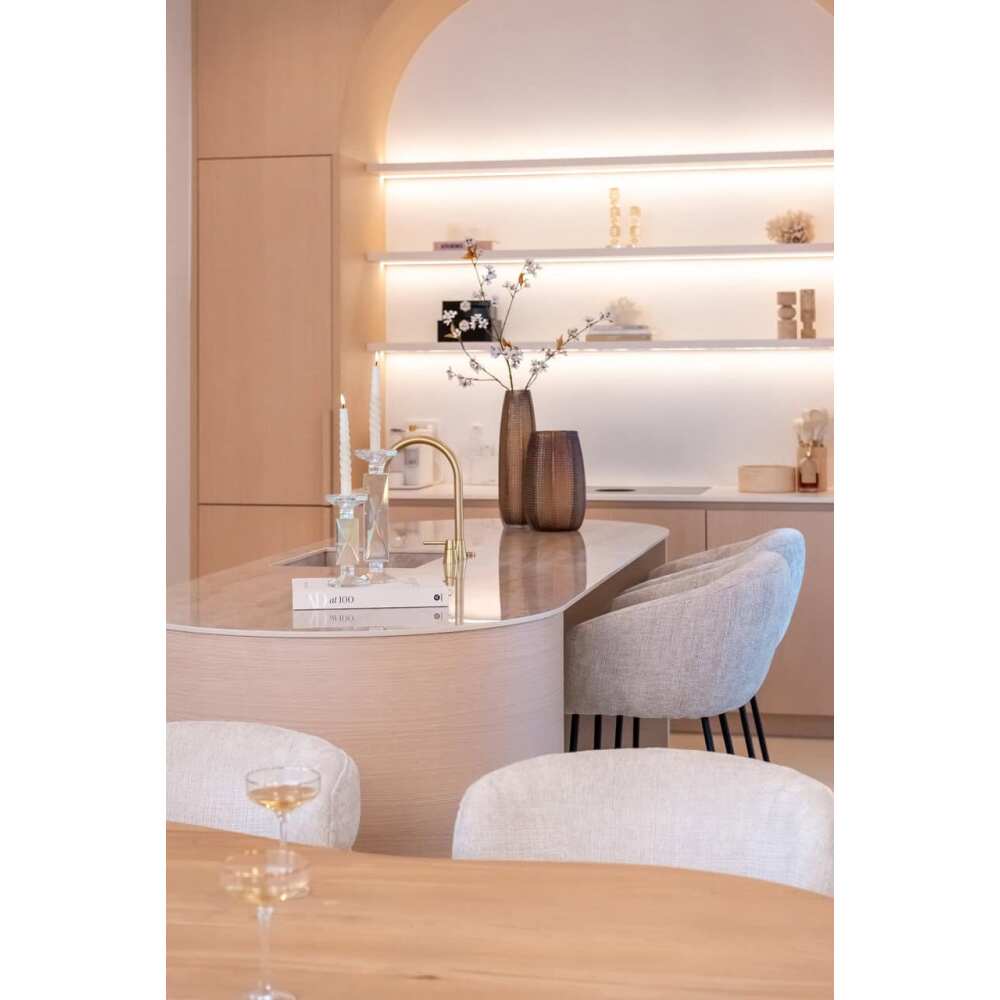 Valgomojo stalas Fictus Travertine faux (Beige), Lima Design, Richmond interiors, Richmond interiors,