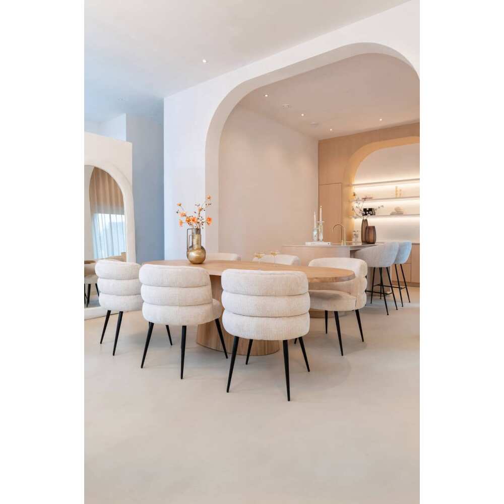 Valgomojo stalas Fictus Travertine faux (Beige), Lima Design, Richmond interiors, Richmond interiors,