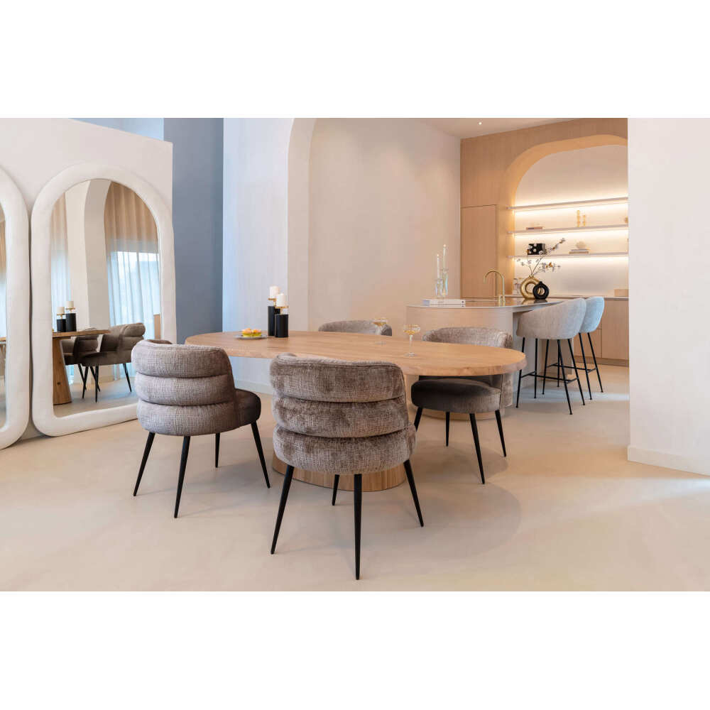 Valgomojo stalas Fictus Travertine faux (Beige), Lima Design, Richmond interiors, Richmond interiors,