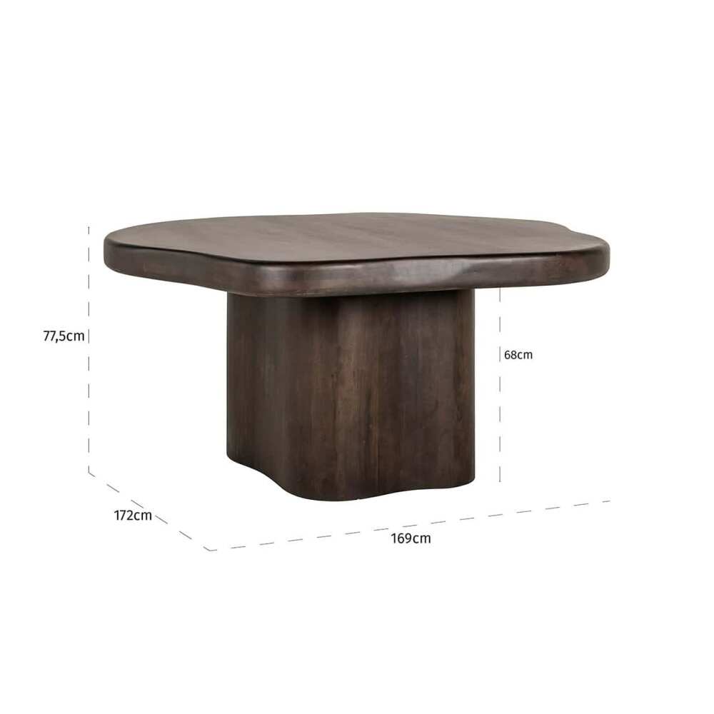 Valgomojo stalas Sherman organic 152x152, Lima Design, Richmond interiors, Richmond interiors,