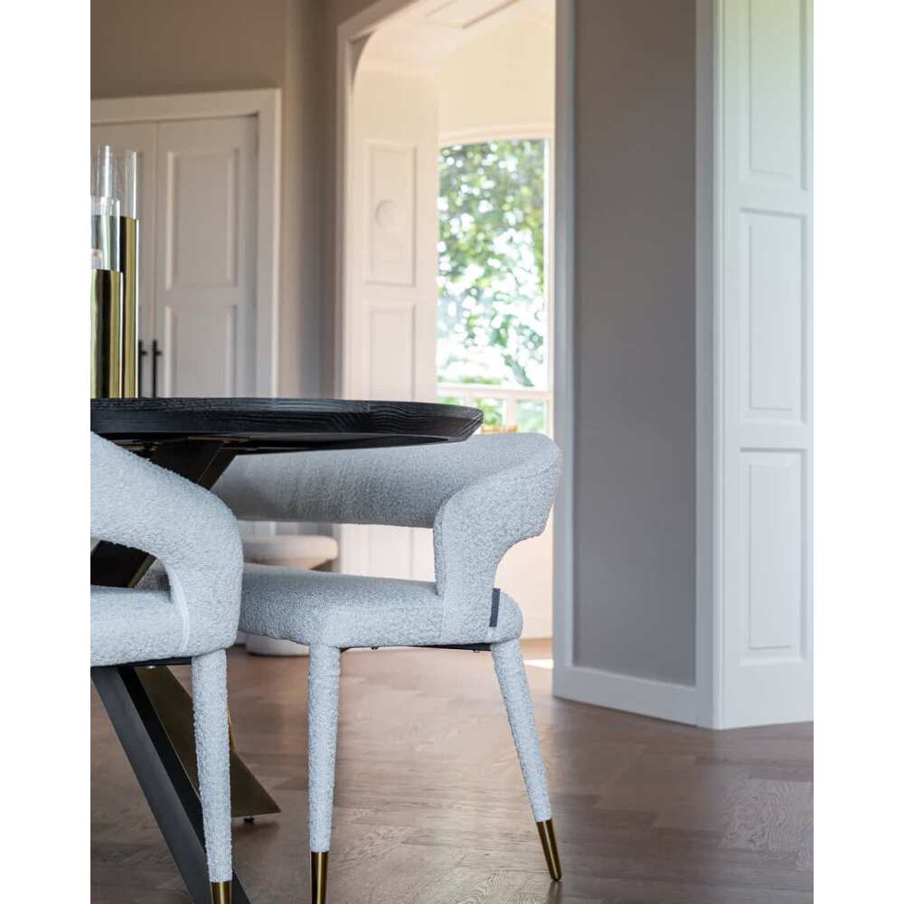Valgomojo stalas Blackbone brass oval 230, Lima Design, Richmond interiors, Richmond interiors,