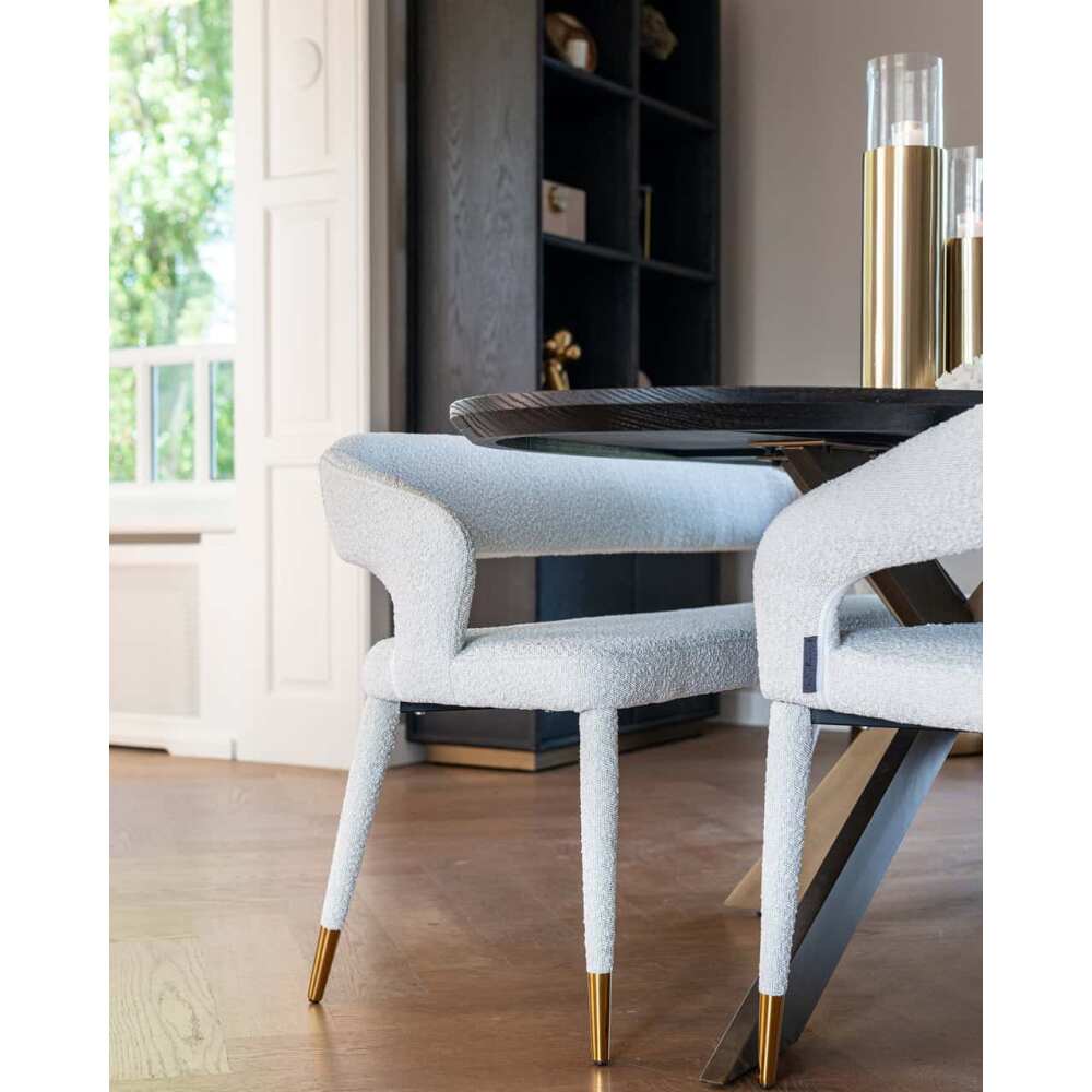 Valgomojo stalas Blackbone brass oval 230, Lima Design, Richmond interiors, Richmond interiors,