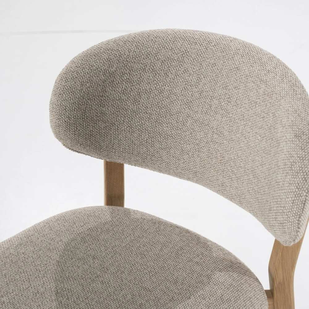Pusbario kėdė Mikky natural - taupe Moon 96257, Lima Design, Prekiniai ženklai, Eleonora, Valgomojo kėdė