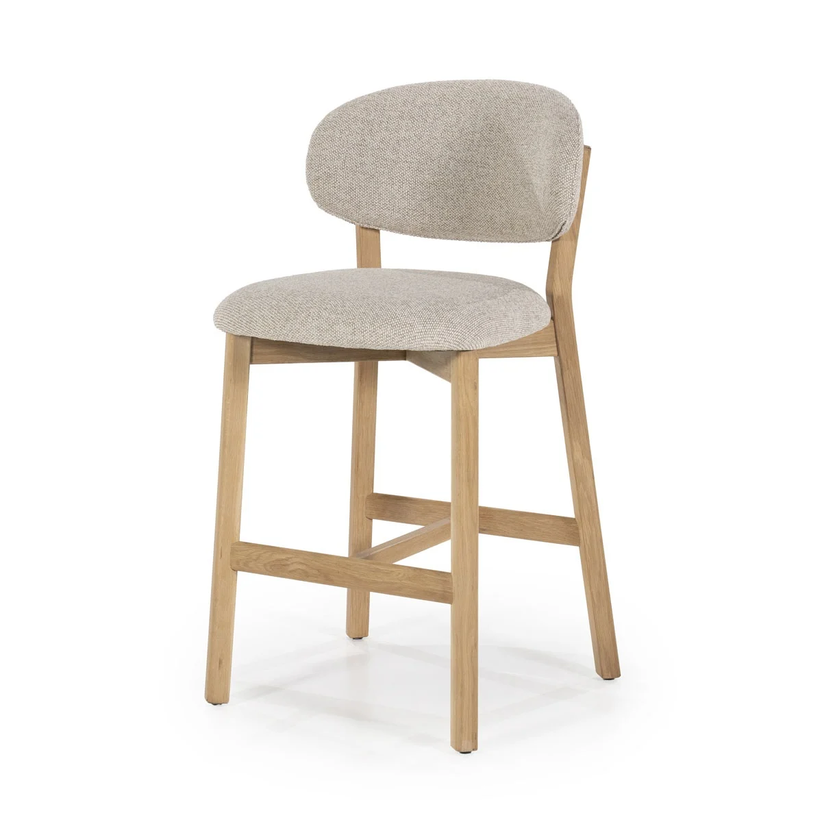 Pusbario kėdė Mikky natural - taupe Moon 96257 1 Pusbario kėdė Mikky natural - taupe Moon 96257, Lima Design, Prekiniai ženklai, Eleonora, Valgomojo kėdė