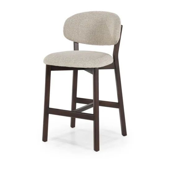 Pusbario kėdė Mikky brown - beige Moon 96258 (Kopija), Lima Design, Prekiniai ženklai, Eleonora, Valgomojo kėdė