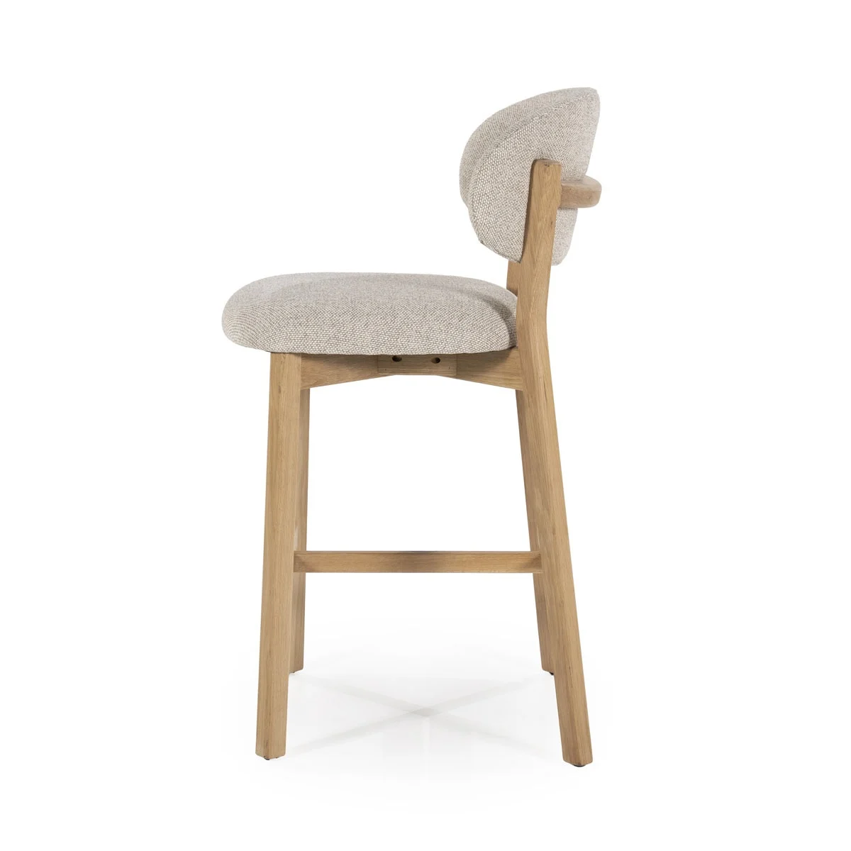 Pusbario kėdė Mikky natural - taupe Moon 96257 5 Pusbario kėdė Mikky natural - taupe Moon 96257, Lima Design, Prekiniai ženklai, Eleonora, Valgomojo kėdė