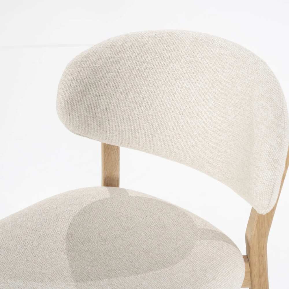 Pusbario kėdė Mikky natural - beige Moon, Lima Design, Prekiniai ženklai, Eleonora, Valgomojo kėdė