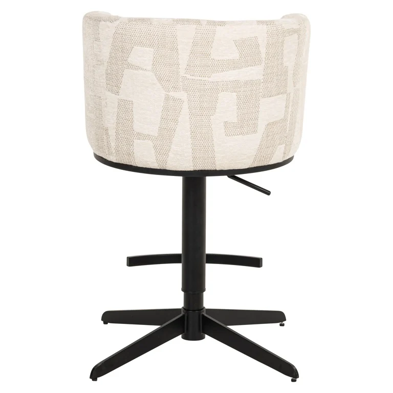 Pusbario/Baro kėdė Cheyenne graffic 3 Pusbario/Baro kėdė Cheyenne biscotti (Kopija), Lima Design, Negrąžinami baldai, Richmond interiors, Pusbario kėdė