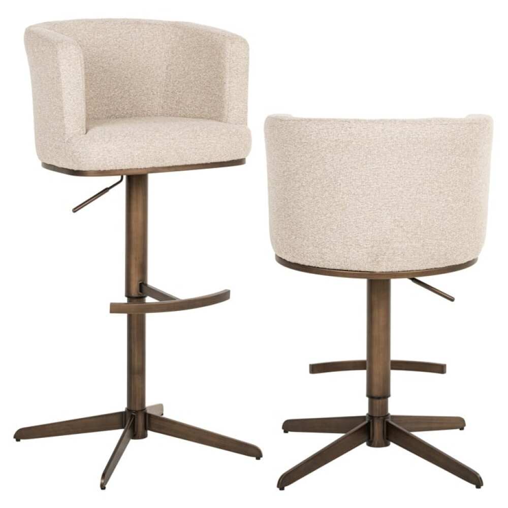 Pusbario/Baro kėdė  Cheyenne biscotti, Lima Design, Negrąžinami baldai, Richmond interiors, Pusbario kėdė