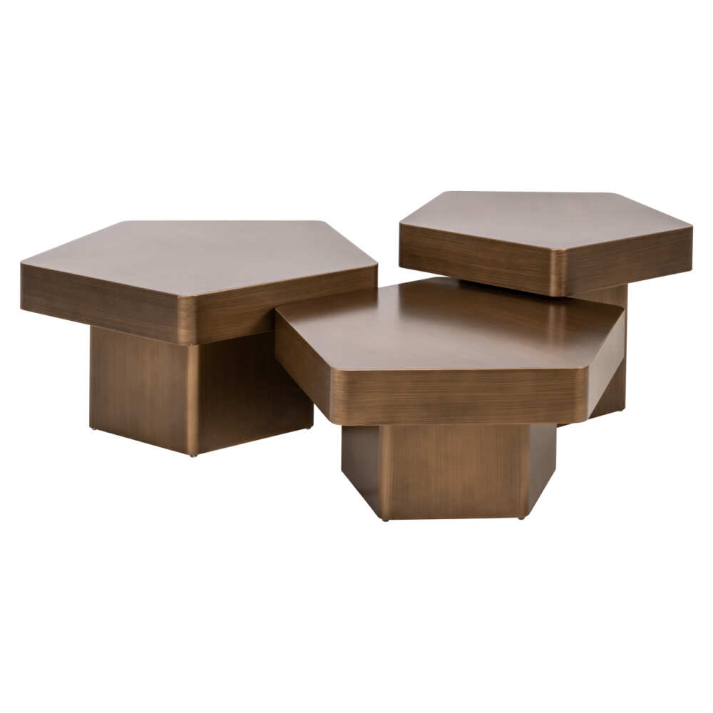 Kavos staliukas Hexa 3 vnt, Lima Design, Richmond interiors, Richmond interiors,