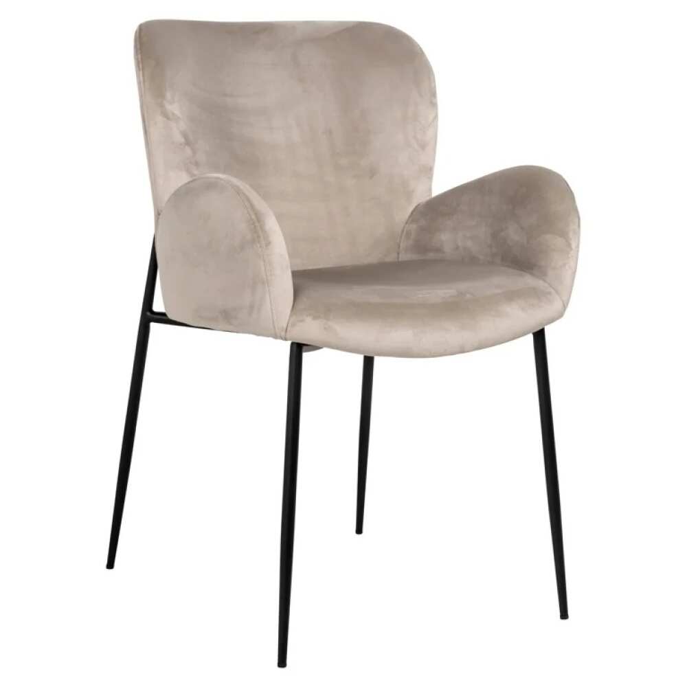 Valgomojo kėdė Amber khaki velvet fire retardant, Lima Design, Negrąžinami baldai, Richmond interiors,