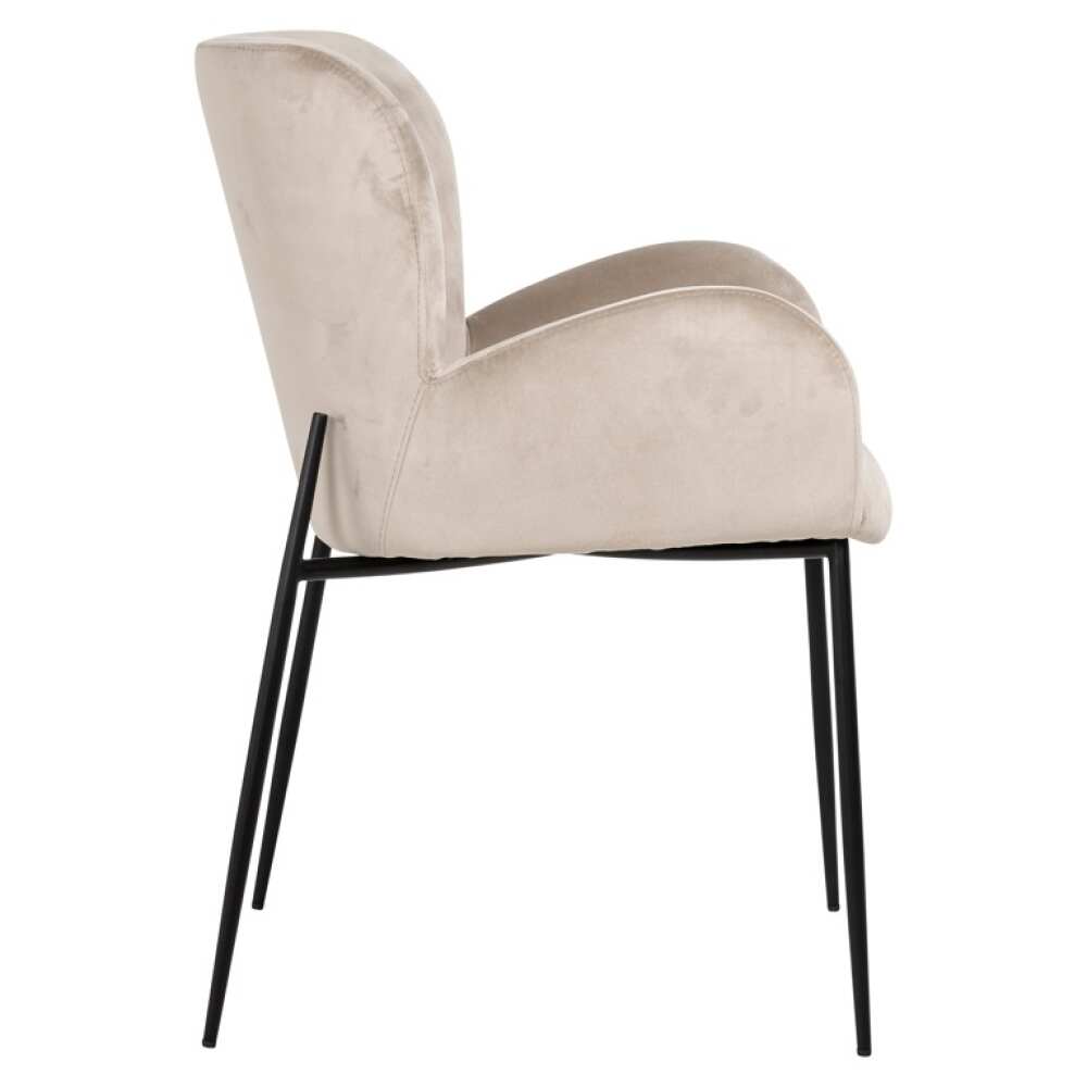 Valgomojo kėdė Amber khaki velvet fire retardant, Lima Design, Negrąžinami baldai, Richmond interiors,