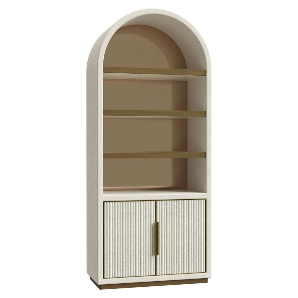 Spinta Tivoli with arched top 2-durys 3-shelves